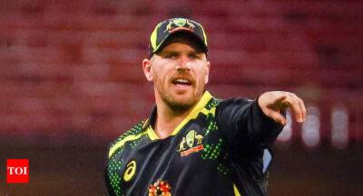 Jos Buttler - Aaron Finch - Matthew Wade - ICC reprimands Australia captain Aaron Finch for use of 'audible obscenity' - timesofindia.indiatimes.com - Australia
