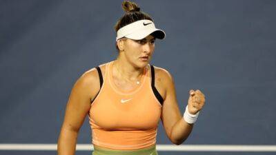 Canada's Andreescu upsets No. 23-ranked Samsonova in 1st round of WTA San Diego Open