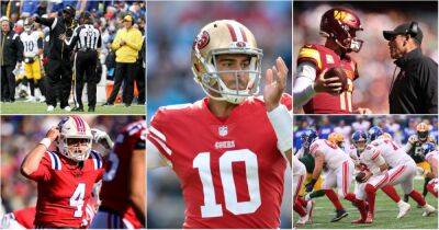 Jimmy Garoppolo - Carson Wentz - Pittsburgh Steelers - Daniel Jones - Tank time for the Steelers, end of the road for Carson Wentz?: 5 talking points from NFL Week 5 - givemesport.com - Washington -  Lions - county Eagle -  Detroit