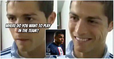 Lionel Messi - Cristiano Ronaldo - Christophe Galtier - Paris Saint-Germain - Kylian Mbappe to leave PSG? Video of Cristiano Ronaldo is eye-opening - givemesport.com - Manchester - France
