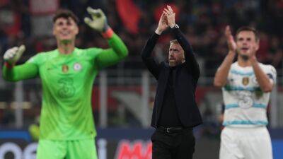 Graham Potter says Chelsea had a 'bit of luck' in win over 10-man AC Milan in Champions League