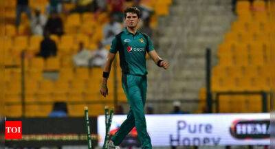 Fakhar Zaman - Babar Azam - Asia Cup - Shaheen Shah Afridi - Shaheen Shah Afridi fitness crucial to Pakistan's T20 World Cup challenge - timesofindia.indiatimes.com - Australia - London - New Zealand - India - Dubai - Sri Lanka - Afghanistan - Bangladesh - Pakistan