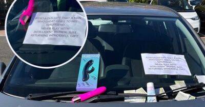 Woman gets revenge by taping pink sex toy to 'cheating' ex's car outside Morrisons - manchestereveningnews.co.uk - Manchester - county Morrison