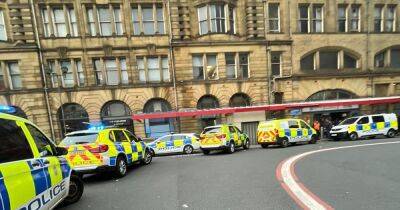 Manchester Victoria station 'evacuated' with armed police at scene