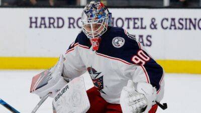 Ice Chips: Blue Jackets G Merzlikins out vs. Canes due to illness