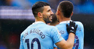 Sergio Aguero sends Man City Premier League warning and praises former teammate