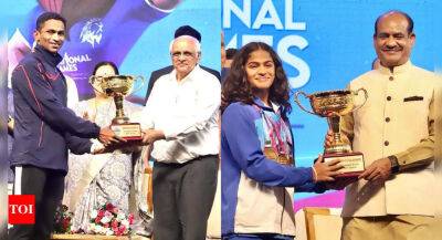 National Games: Services retain Raja Bhalindra Singh Trophy; Sajan Prakash, Hashika Ramachandra crowned Best Athletes