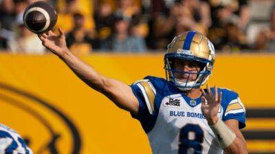 Bombers to rest QB Collaros, among others, vs. Lions - tsn.ca
