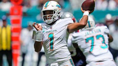 Dolphins’ Tua Tagovailoa ruled out for second straight week, returns to practice field: reports