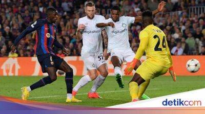 Gol Dembele Bawa Barcelona Ungguli Inter di Babak Pertama