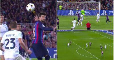 Gerard Piqué - Inter Milan - Gerard Pique: Barcelona star gifts Inter goal with crazy error - givemesport.com