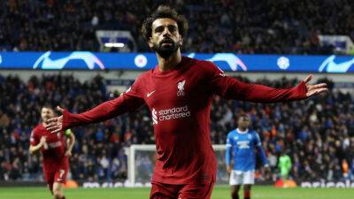 Salah hat-trick helps Liverpool beat Rangers in Champions League