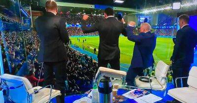 Rio Ferdinand celebrates Rangers goal wildly before Michael Owen gives just like Celtic verdict