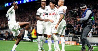 Spurs edge closer to last 16 with 3-2 win over 10-man Frankfurt