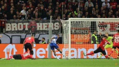 Xabi Alonso - Diogo Costa - Porto's Galeno sparkles in 3-0 win at Leverkusen - channelnewsasia.com - Germany - Spain - Brazil - Madrid