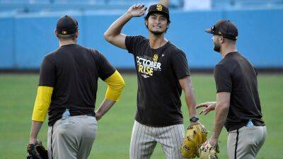 Padres’ Yu Darvish on foreign substance checks: ‘Touch my wherever’