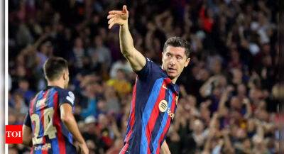 Champions League: Robert Lewandowski late show rescues Barcelona but early exit looms
