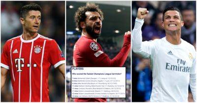 Salah, Ronaldo, Lewandowski: 8 fastest CL hat-tricks after Liverpool star smashes record