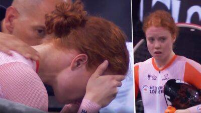 Lauren Bell - 'Never seen this before' – Dutch rider in tears after being blocked from race at World Championships - eurosport.com - Britain - France - Germany - Netherlands - Australia - China