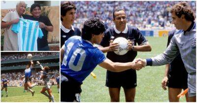 Diego Maradona - England Football - Peter Shilton - Diego Maradona Hand of God: Referee to become rich selling match ball - givemesport.com - Argentina - Mexico