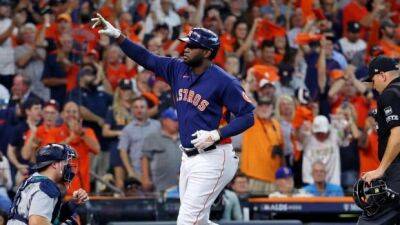 Alvarez homer lifts Astros over Mariners again for 2-0 lead in ALDS