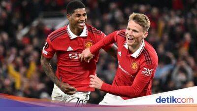 Christian Eriksen - Jadon Sancho - Ole Gunnar Solskjaer - Scott Mactominay - Liga Europa - McTominay Ikuti Jejak Solskjaer Usai Menangkan MU - sport.detik.com - Manchester -  Sancho -  Nicosia