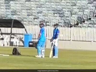 Virat Kohli - Rohit Sharma - Watch: Rohit Sharma Goes All Guns Blazing In Practice Session Ahead Of T20 World Cup 2022 Warm-Up Matches - sports.ndtv.com - Australia - New Zealand - India