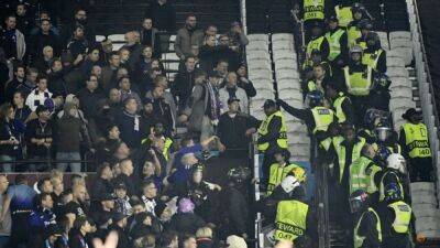 Soccer-Anderlecht apologise for fans' behaviour in West Ham defeat