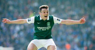 John McGinn revisits Hibs Scottish Cup afterparty as cans and sausage rolls give it the 'Little Britain' look