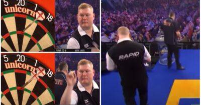 Darts: Ricky Evans' world's fastest 180 is incredible to watch