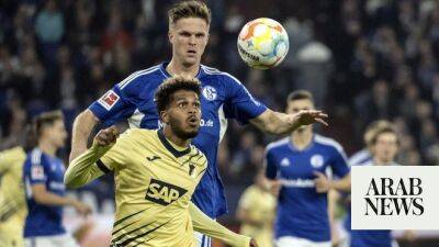 Phil Foden - VAR helps Hoffenheim to 3-0 win at struggling Schalke - arabnews.com - Manchester - Qatar - France - Germany - Saudi Arabia -  Jeddah - Pakistan - Lebanon