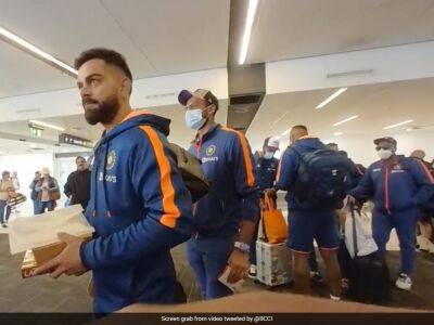 Watch: Team India Arrives In Brisbane Ahead Of T20 World Cup Warm-Up Game vs Australia