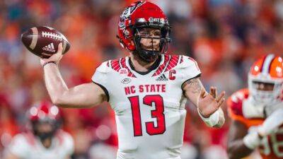 Sources - NC State QB Devin Leary (shoulder) out vs. Syracuse