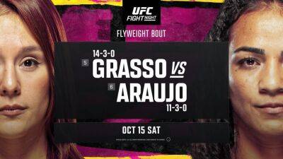 UFC Fight Night Grasso vs Araujo Weigh-in Results: Were any fights cancelled?