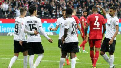 Bayer Leverkusen - Jesper Lindstrom - Randal Kolo-Muani - Frankfurt inflict first league defeat on Alonso's Leverkusen - channelnewsasia.com - Spain - Usa -  Berlin