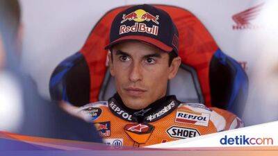 MotoGP Australia 2022: Hujan, Marc Marquez Jatuh Saat Pemanasan