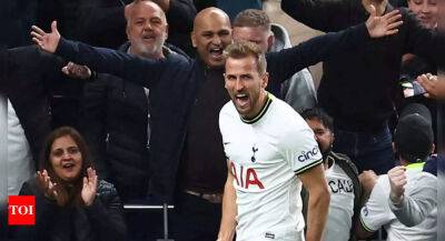 Pierre Emile Hojbjerg - Harry Kane on target as high-flying Tottenham Hotspur beat Everton - timesofindia.indiatimes.com - Manchester - Jordan