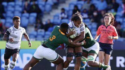 Rugby-Fiji strike late to snatch first World Cup victory