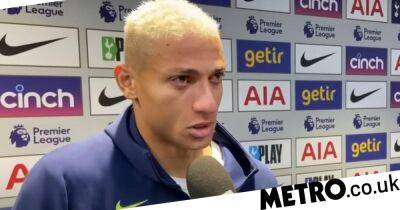 Richarlison in tears as Tottenham forward reveals fear of missing World Cup with Brazil