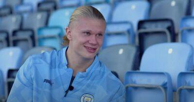 Man City striker Erling Haaland makes 'best I've ever seen' admission about Mario Balotelli