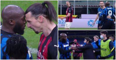 Zlatan Ibrahimovic and Romelu Lukaku's furious war of words in 2021 Milan derby
