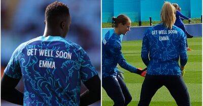 Chelsea: Why were players wearing 'Get well soon, Emma' t-shirts?