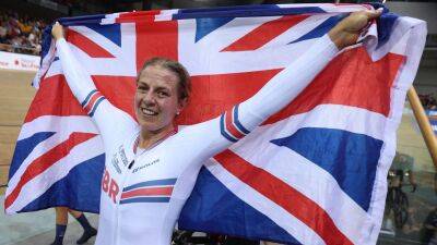 Neah Evans: British star grabs points race gold with stunning late show at Track Cycling World Championships