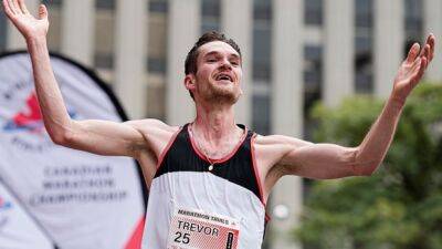 Trevor Hofbauer successfully defends Canadian men's title at Toronto Waterfront Marathon