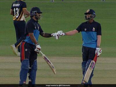 Yash Dhull - Nitish Rana - Syed Mushtaq Ali T20 Trophy: Yash Dhull Powers Delhi To Seven-Wicket Victory Over Puducherry - sports.ndtv.com -  Hyderabad - county Power