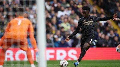 Leeds 0-1 Arsenal: Bukayo Saka extends Gunners' lead at top of Premier League after incident-packed encounter