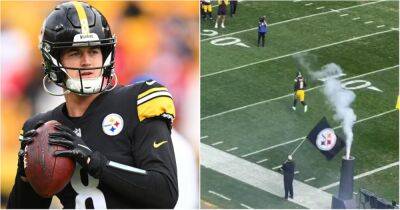 Kenny Pickett - Pittsburgh Steelers - Mitch Trubisky - Kenny Pickett: Pittsburgh Steelers fans erupt as QB makes first home start - givemesport.com - New York -  Pittsburgh - county Bay