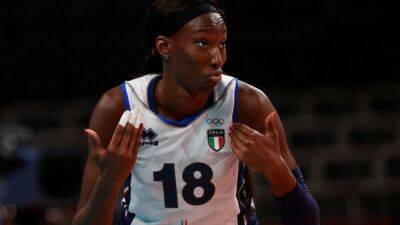Italy's Draghi offers support to volleyball player Egonu over nationality issue