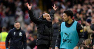 Man City allege coins thrown at Pep Guardiola after VAR decision as Liverpool FC issue statement about fan chants