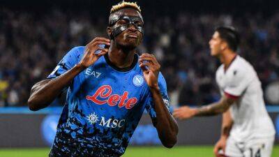 Osimhen shoots leaders Napoli past spirited Bologna